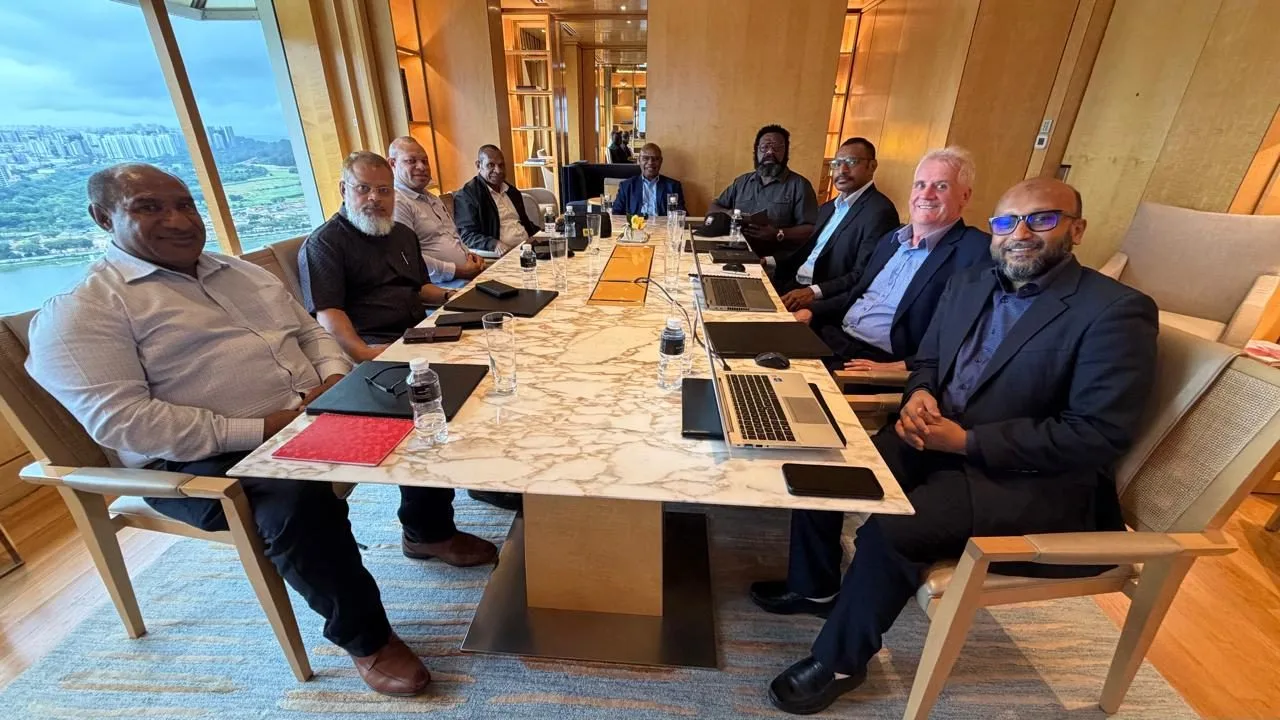 Officials and project principals at the Vanimo FTZ stakeholder briefing on 7 June 2026